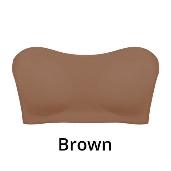 Antislip strapless bh voor dames met gekruiste sluiting aan de zijkant