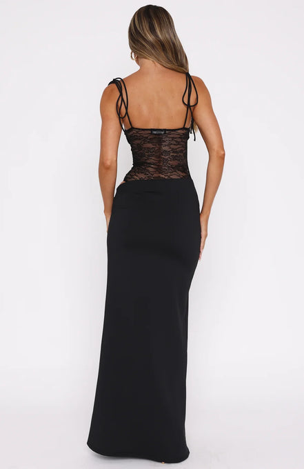 Liora™ | Elegant laced maxi dress