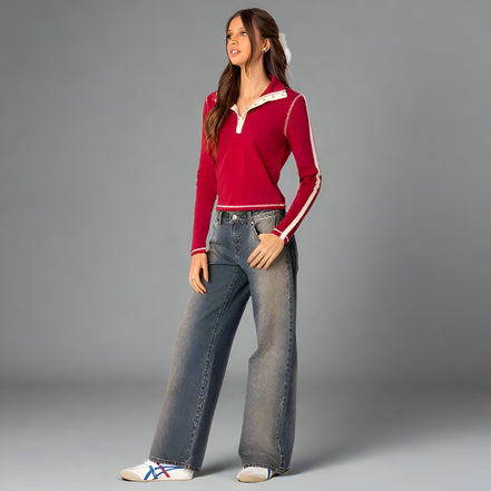Jade - LOW-RISE JEANS