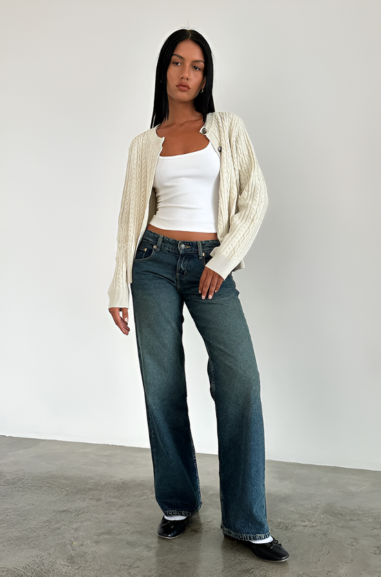 Jade - LOW-RISE JEANS
