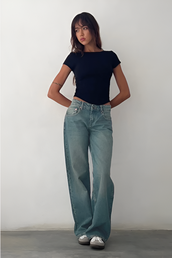 Jade - LOW-RISE JEANS