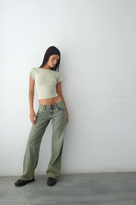 Jade - LOW-RISE JEANS