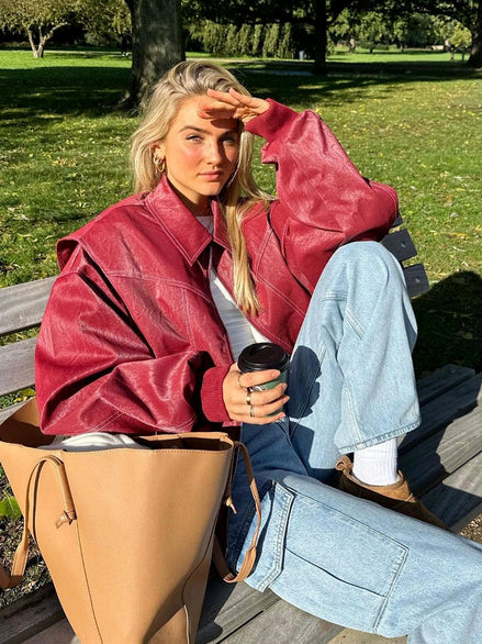 NAMO| Red Cherry Bomber Jack 🍒