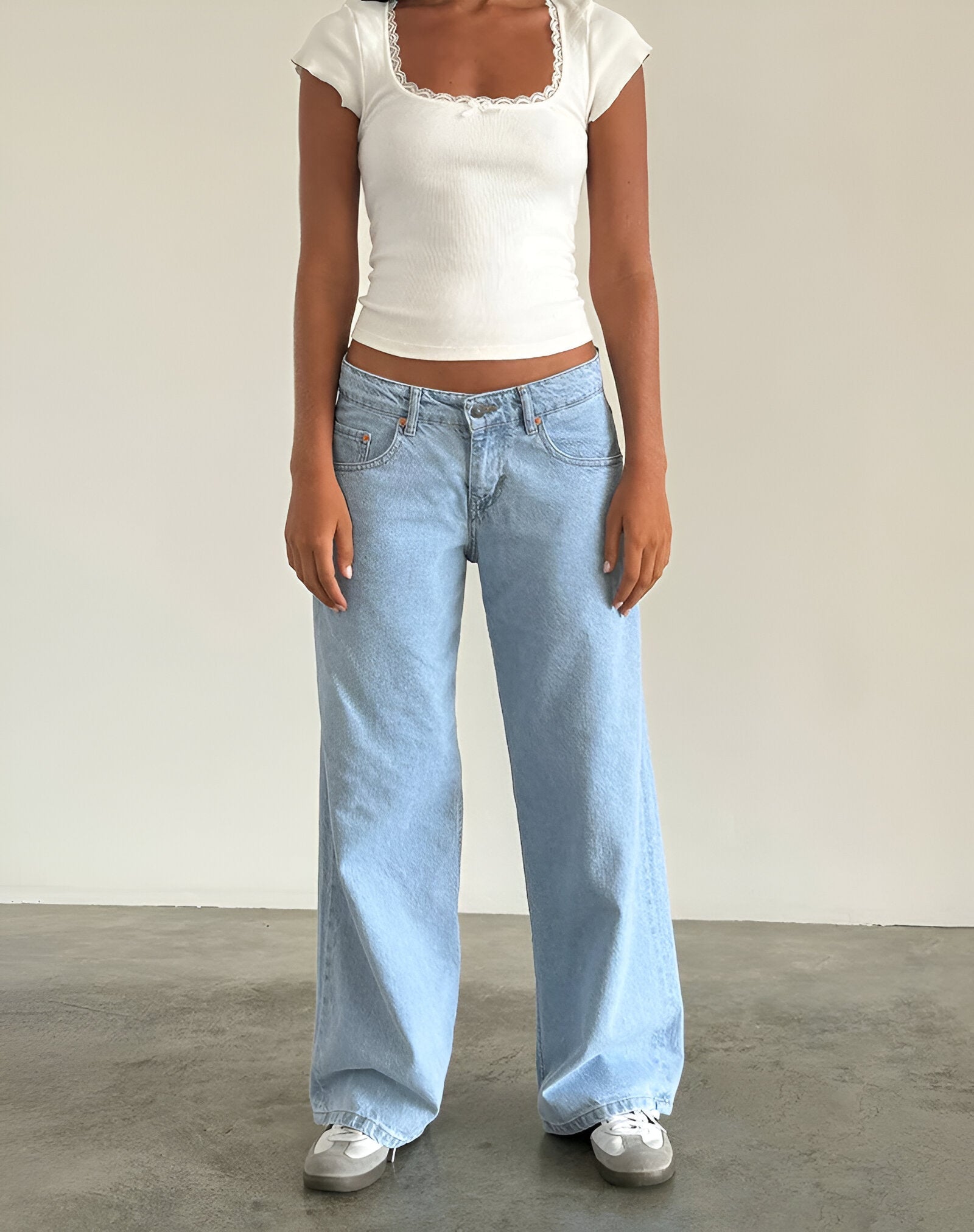 Jade - LOW-RISE JEANS