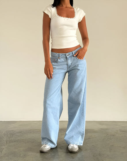 Jade - LOW-RISE JEANS