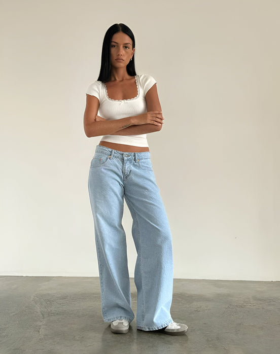 Jade - LOW-RISE JEANS