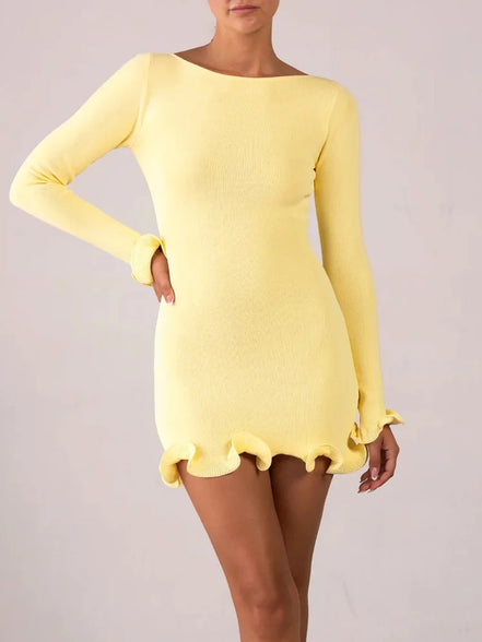 Tossy - Gebreide Mini-jurk