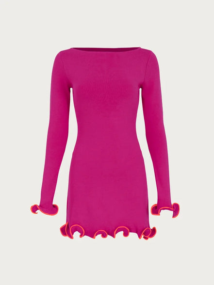Tossy - Gebreide Mini-jurk