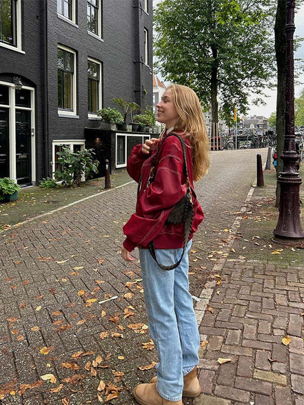 NAMO| Red Cherry Bomber Jack 🍒