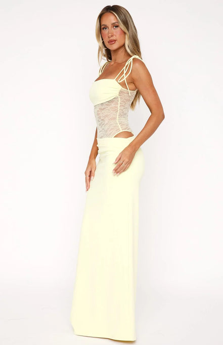 Liora™ | Elegant laced maxi dress